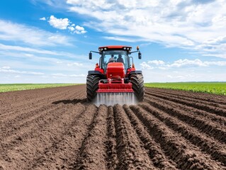 Robotic precision sprayer applying targeted fertilizers based on soil nutrient maps, optimizing resource usage