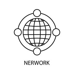 network icons  symbol vector elements for infographic web