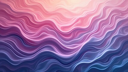 Fototapeta premium Abstract Wavy Background: Pink, Purple, and Blue Gradient