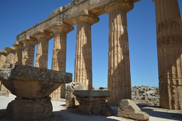 Fototapeta premium Sicilia,Tempio di Selinunte