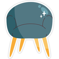 Chair Home elements icon 