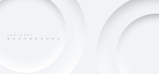 White background neumorphic abstract, Digital technology connect, cyber information communication, innovation future tech data, internet network connection, Ai big data, blue line dot illustration 3d