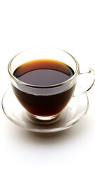 Сup of coffee on white background