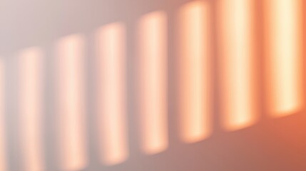 Sunlit Shadows: A gentle play of light and shadow casts a captivating pattern across a subtle gradient backdrop. This abstract composition evokes a sense of tranquility and serenity.