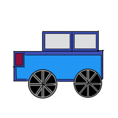 retro car vector
