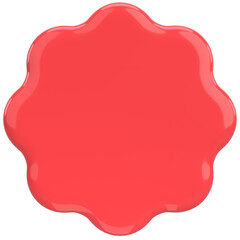 Price tag. Text box. 3D illustration.