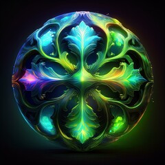 abstract fractal background