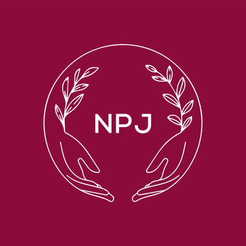 NPJ letter logo design vector logo modern alphabet font overlap style. calligraphy designs for logo, Poster, Invitation, etc.