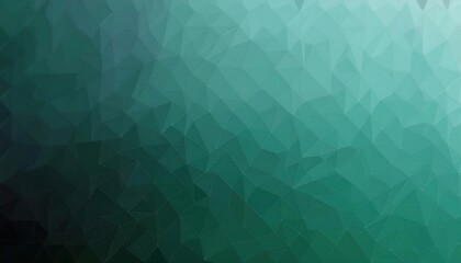Obraz premium low poly green geometric background with triangular pattern, modern abstract texture for digital design, web and print