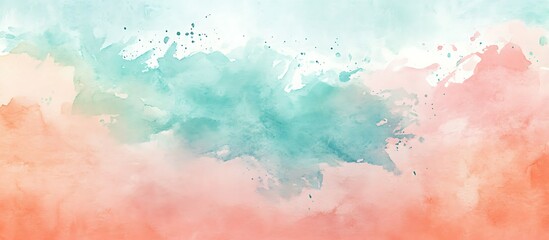 Watercolor Sky Gradient Art