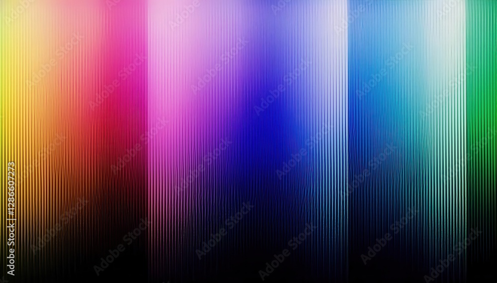 Poster vibrant vertical gradient texture with multicolor spectrum transition from pink to blue, abstract di