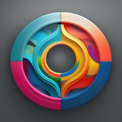 Obraz premium circle