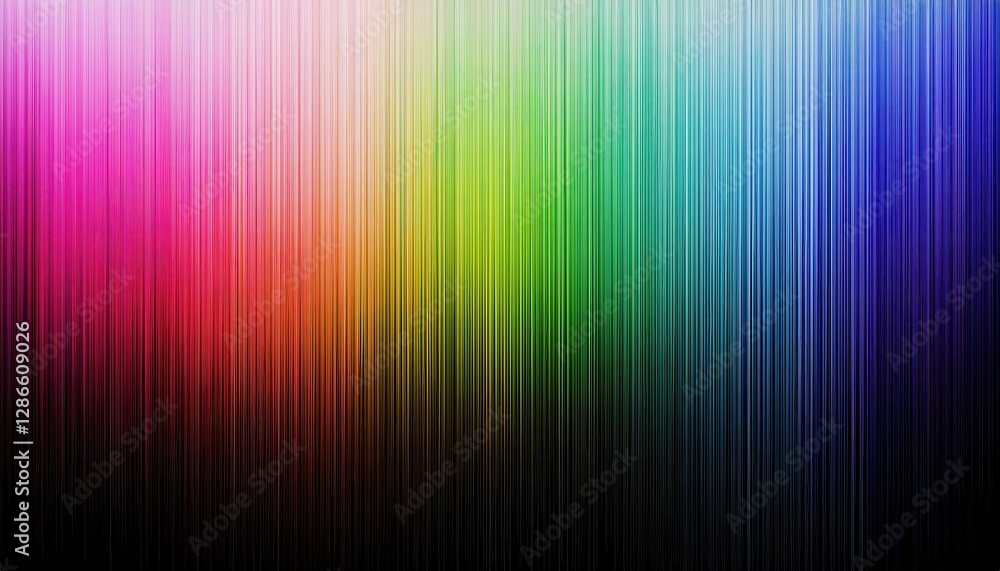 Aufkleber vibrant vertical gradient texture with multicolor spectrum transition from pink to blue, abstract digital background