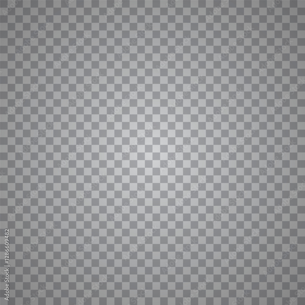 Poster imitation of a translucent light background with a checkerboard pattern indicating transparency