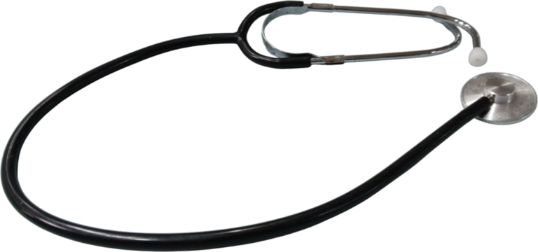 stethoscope isolated on white background