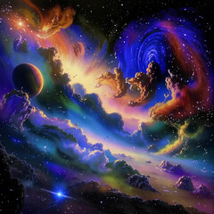magic of space Background space