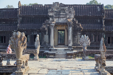 The spectacular Hindu temple of Angkor Wat near Siem Reap, Cambodia