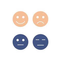 Fototapeta premium emoji icons symbol vector elements for infographic web