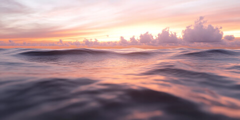 Obraz premium HDRI open ocean at sunset
