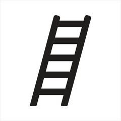 Painter ladder icon. Ladder icon