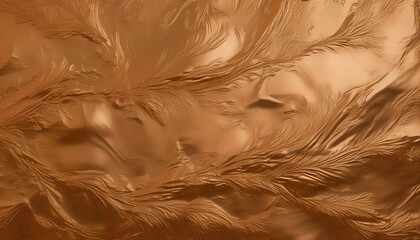 Fototapeta premium Bronze background. Metal foil decorative texture