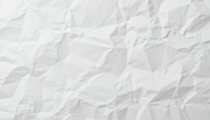 Obraz premium White Paper Texture – Plain Wrinkled Cardstock Background Image