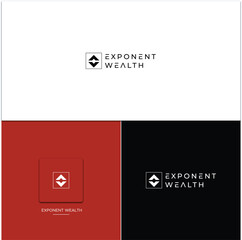  Growth Logo Initial Letter A Logo Shape with Negative Space Up Arrow inside