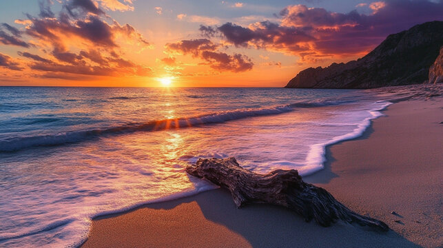 Beautifully captured sunrises and sunsets are some of the best-selling nature images.