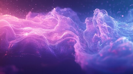 A mesmerizing, fluid background with neon-inspired waves flowing in a smooth gradient, exuding vibrancy and high-tech aesthetics.