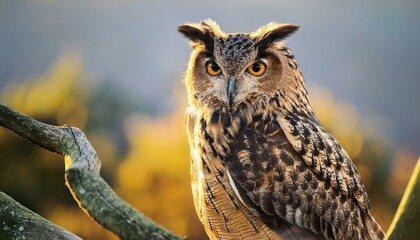 Obraz premium owl on a branch