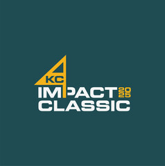 Impact with Flag Logo K C Letter 