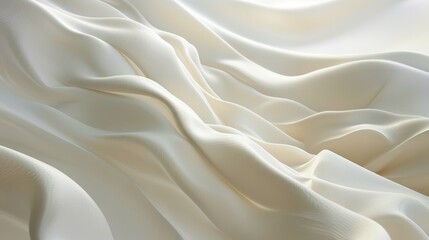 Obraz premium Soft Abstract Lines on Light Background Evoking Fabric or Dunes