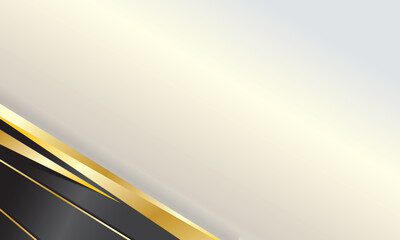 Luxury background with black gold variation lines in the corners