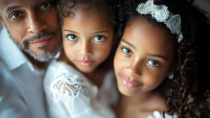 Obraz premium Multicultural Family Harmony.