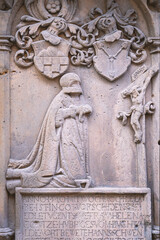 Historic church decorations Wroclaw, Poland