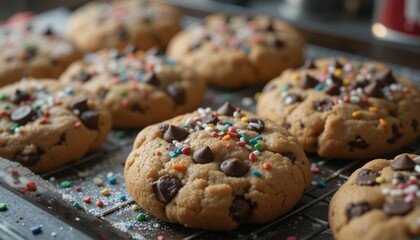 chocolate chip cookies,ChocolateChip, walnut and chocolate, chocolate chip cookies