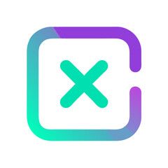 Obraz premium Abstract geometric design with gradient colors, modern aesthetics