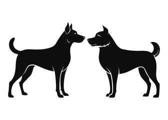 vector--isolated-black-silhouette-of-a-dog