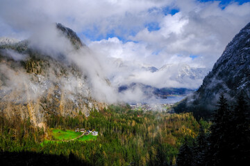 Hallstatt's Alpine Majesty: Serene Mountains, Gorges and Streams in Austria
