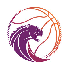 Elegant Eagle Logo with Flowing Yin-Yang Lines