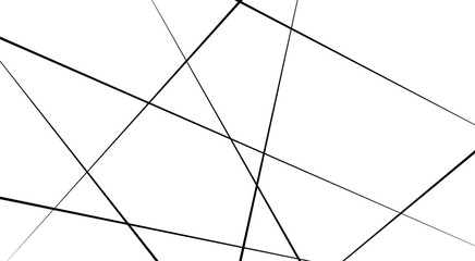 Horizontal template with chaotic lines. Simple vector illustration. stock illustration.