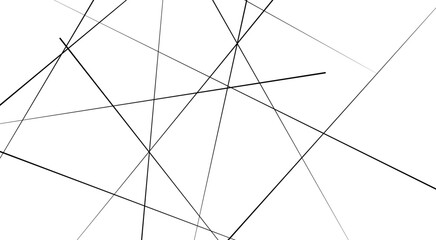 Obraz premium Horizontal template with chaotic lines. Simple vector illustration. stock illustration.