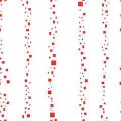 Red vector seamless texture in rectangular style. Glitter abstract illustration with rectangular shapes. Pattern can be used for websites.
