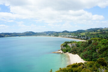 Cooks beach in cormandel peninsula, New Zealand 