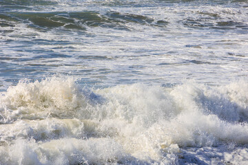 Powerful Waves Crashing on the Coast, Paphos, Cyprus, 24.11.2024..