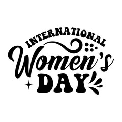 International women’s day SVG Design
