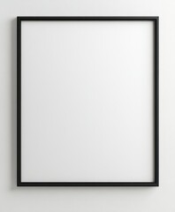 A detailed view of a picture frame mounted on a wall, set against a clean white background, showcasing its design and texture.