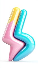 Colorful letter with artistic design elements representing creativity and expression in written communication and messages