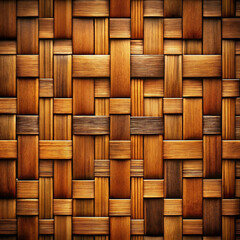 A beautifully crafted wood panel background featuring a woven