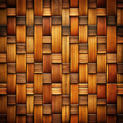 A beautifully crafted wood panel background featuring a woven